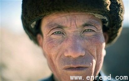 Cai Junnian's green eyes give a hint he may be a descendant of Roman mercenaries who allegedly fought the Han Chinese 2,000 years ago.