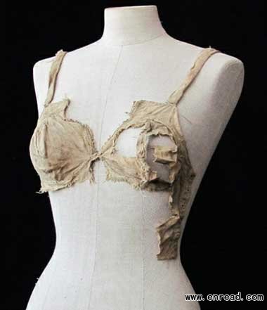 Foundations of history: This bra was discovered hidden in a <a href=