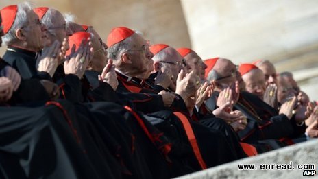 Cardinals will discuss Church matters before holding a <a href=