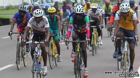 Cycling has been a popular sport in DR Congo despite years of instability